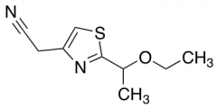 2-[2-(1-ethoxyethyl)-1,3-thiazol-4-yl]acetonitrile