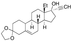 13-Ethyl-17-hydroxy-18,19-dinor-17&alpha;-pregn-5-en-20-yn-3-one Cyclic Ethylene Aceta