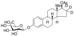 17&beta;-Estradiol-d3 17-Acetate 3-&beta;-D-Glucuronide