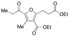 3-(Ethoxycarbonyl)-4-methyl-5-(1-oxopropyl)-2-furanpropanoic Acid Ethyl Ester