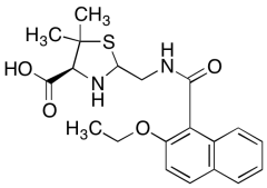 (4S)-2-((2-Ethoxy-1-naphthamido)methyl)-5,5-dimethylthiazolidine-4-carboxylic Acid