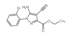 Ethyl 5-Amino-1-(2-bromophenyl)-4-cyanopyrazole-3-carboxylate
