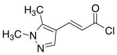 (2E)-3-(1,5-dimethyl-1H-pyrazol-4-yl)acryloyl chloride