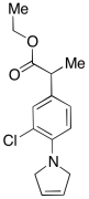 Ethyl 2-[3-Chloro-4-(3-pyrrolin-1-yl)phenyl]propionate