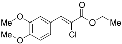 Ethyl Ester-2-?chloro-?3-?(3,?4-?dimethoxyphenyl)?-?2-?propenoic Acid