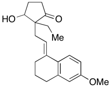 (&plusmn;)-13-Ethyl-17&alpha;-hydroxy-3-methoxy-8,14-secogona-1,3,5(10),9(11)-tetr