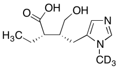 (2S,3R)-2-Ethyl-4-hydroxy-3-((1-methyl-1H-imidazol-5-yl)methyl)butanoic acid-D3