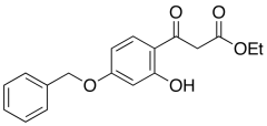 Ethyl (2&rsquo;-Hydroxy-4&rsquo;-benzyloxybenzoyl)acetate