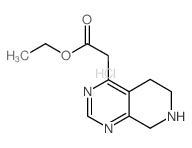 Ethyl 2-(5,6,7,8-tetrahydropyrido[3,4-d]pyrimidin-4-yl)acetate Hydrochloride