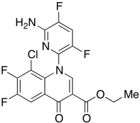 Ethyl 1-(6-Amino-3,5-difluoropyridin-2-yl)-8-chloro-6,7-difluoro-4-oxo-1,4-dihydroquinolin