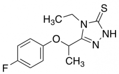 4-Ethyl-5-[1-(4-fluorophenoxy)ethyl]-4H-1,2,4-triazole-3-thiol