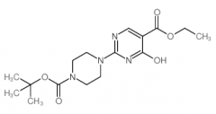 Ethyl 2-(4-(t-BOC)piperazin-1-yl)-4-hydroxypyrimidine-5-carboxylate