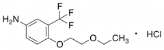 4-(2-Ethoxyethoxy)-3-(trifluoromethyl)aniline Hydrochloride