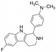 4-(6-Fluoro-2,3,4,9-Tetrahydro-1h-Beta-Carbolin-1-Yl)-N,N-Dimethylaniline