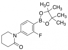 1-[3-Fluoro-4-(4,4,5,5-tetramethyl-1,3,2-dioxaborolan-2-yl)phenyl]-2-piperidinone