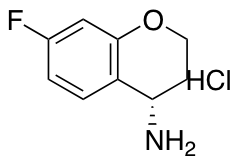 (4S)-7-fluoro-3,4-dihydro-2H-1-benzopyran-4-amine hydrochloride