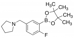 2-Fluoro--5-pyrrolidinomethylphenylboronic acid, pinacol ester