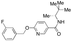 (R)-6-(3-Fluoro-benzyloxy)-N-(1,2,2-trimethyl-propyl)-nicotinamide