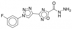 3-[1-(3-fluorophenyl)-1H-1,2,3-triazol-4-yl]-1,2,4-oxadiazole-5-carbohydrazide