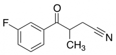 4-(3-fluorophenyl)-3-methyl-4-oxobutanenitrile