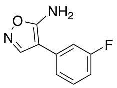 4-(3-fluorophenyl)isoxazol-5-amine