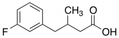 4-(3-fluorophenyl)-3-methylbutanoic acid
