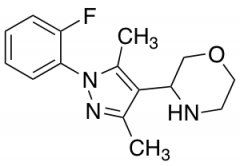 3-[1-(2-fluorophenyl)-3,5-dimethyl-1H-pyrazol-4-yl]morpholine