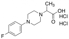 2-[4-(4-fluorophenyl)piperazin-1-yl]propanoic acid dihydrochloride