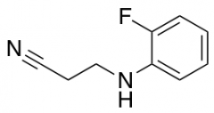 3-[(2-fluorophenyl)amino]propanenitrile