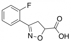 3-(2-fluorophenyl)-4,5-dihydroisoxazole-5-carboxylic Acid
