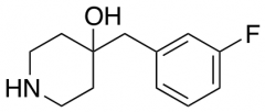 4-[(3-fluorophenyl)methyl]piperidin-4-ol