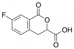 7-fluoro-1-oxo-3,4-dihydro-1H-2-benzopyran-3-carboxylic Acid