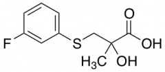 3-[(3-Fluorophenyl)sulfanyl]-2-hydroxy-2-methylpropanoic Acid