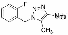 1-[(2-Fluorophenyl)methyl]-5-methyl-1H-1,2,3-triazol-4-amine Hydrochloride