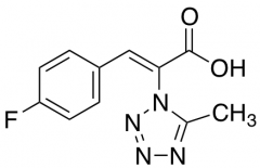 3-(4-Fluorophenyl)-2-(5-methyl-1H-1,2,3,4-tetrazol-1-yl)prop-2-enoic Acid