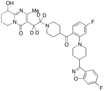 3-[2-[4-[4-Fluoro-2-[4-(6-fluoro-1,2-benzisoxazol-3-yl)piperidin-1-yl]benzolyl]piperidin-1