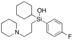 p-Fluorohexahydro-sila-difenidol