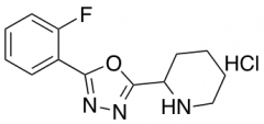 2-[5-(2-Fluorophenyl)-1,3,4-oxadiazol-2-yl]piperidine Hydrochloride