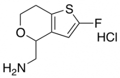 {2-fluoro-4H,6H,7H-thieno[3,2-c]pyran-4-yl}methanamine hydrochloride