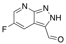 5-fluoro-1H-pyrazolo[3,4-b]pyridine-3-carbaldehyde