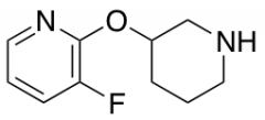 3-fluoro-2-(piperidin-3-yloxy)pyridine