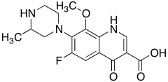 6-Fluoro-8-methoxy-7-(3-methylpiperazin-1-yl)-4-oxo-1,4-dihydroquinoline-3-carboxylic Acid