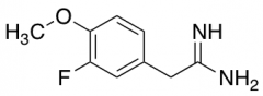 2-(3-fluoro-4-methoxyphenyl)ethanimidamide
