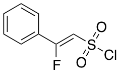 2-fluoro-2-phenylethene-1-sulfonyl Chloride