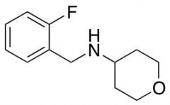 N-[(2-Fluorophenyl)methyl]oxan-4-amine