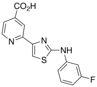 2-(2-((3-Fluorophenyl)amino)thiazol-4-yl)isonicotinic Acid