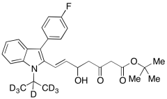 (6E)-7-[3-(4-Fluorophenyl)-1-(1-methylethyl)-1H-indol-2-yl]-5-hydroxy-3-oxo-6-heptenoic Ac