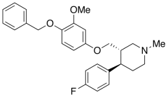 (3S,4R)-4-(4-Fluorophenyl)-3-[[3-methoxy-4-(benzyloxy)phenoxy]methyl]-1-methylpiperidine