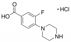 3-Fluoro-4-piperazinobenzoic acid hydrochloride