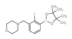 2-Fluoro-3-(morpholinomethyl)phenylboronic acid, pinacol ester